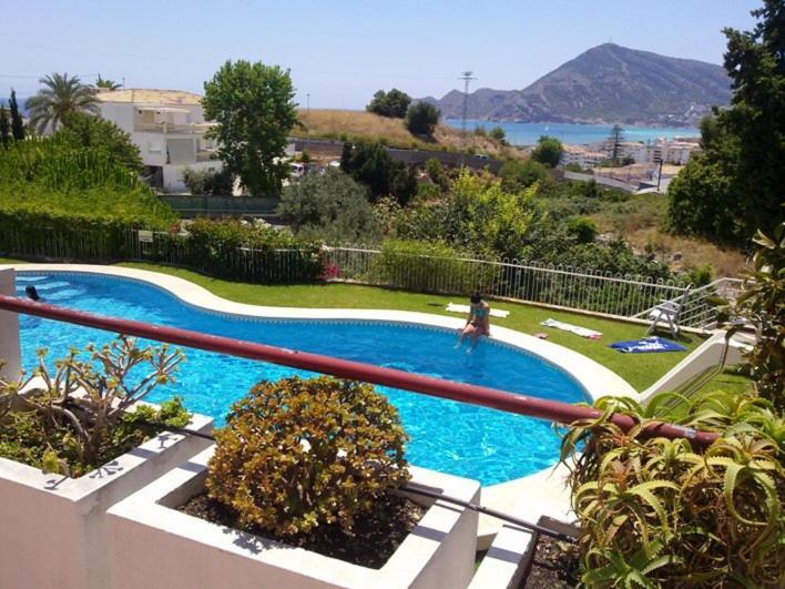 Bonito Apartamento Con Inmensa Terraza Y Piscina Altea Eksteriør billede